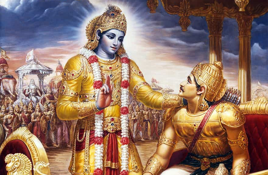 Krishna Arjun Image